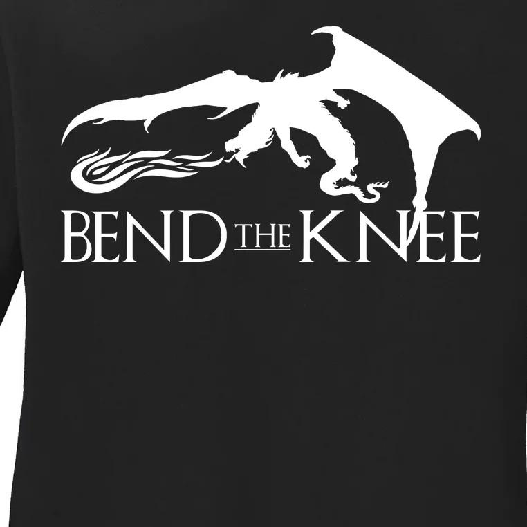 Bend The Knee Ladies Long Sleeve Shirt