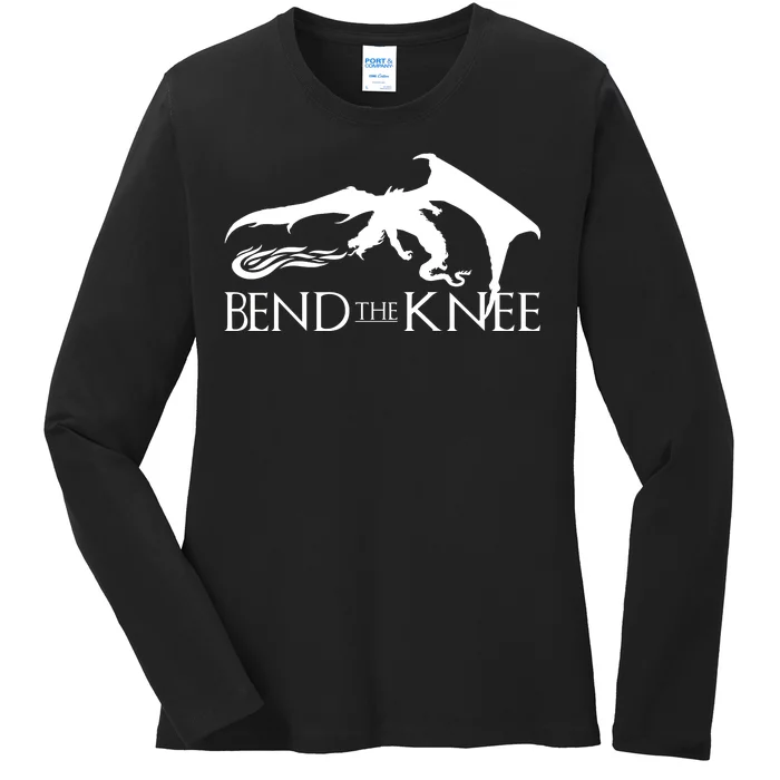 Bend The Knee Ladies Long Sleeve Shirt