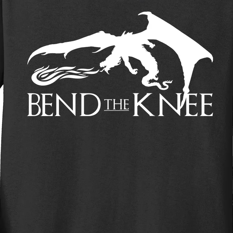 Bend The Knee Kids Long Sleeve Shirt