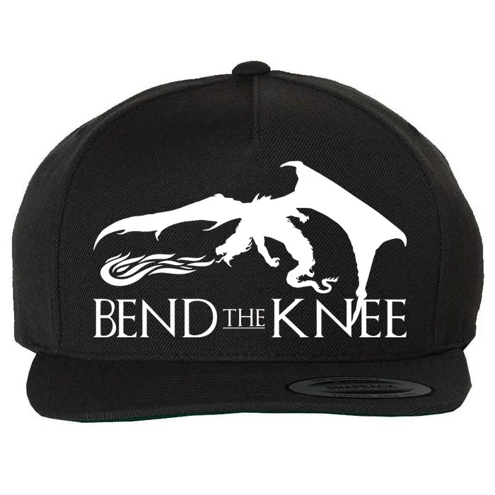 Bend The Knee Wool Snapback Cap