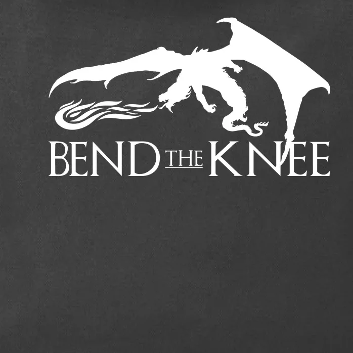 Bend The Knee Zip Tote Bag