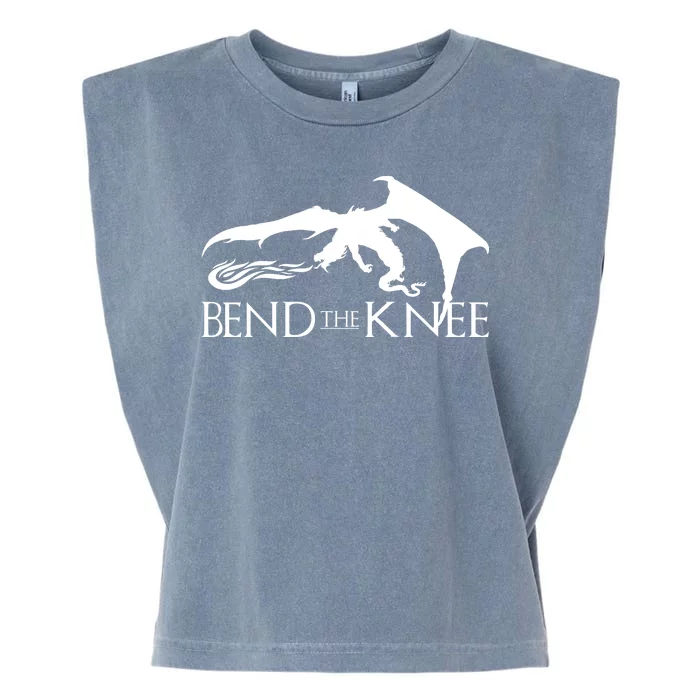 Bend The Knee Garment-Dyed Women's Muscle Tee