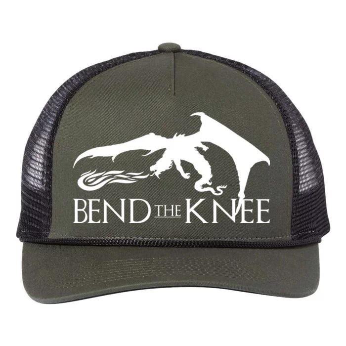 Bend The Knee Retro Rope Trucker Hat Cap