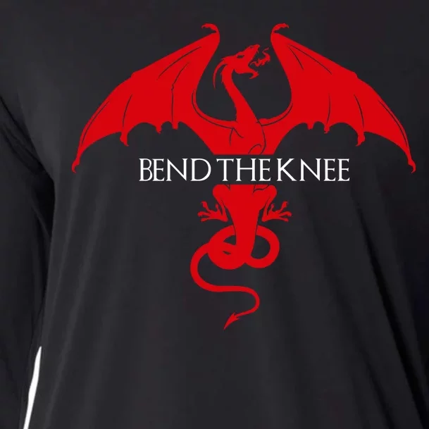 Bend The Knee Fantasy Dragon Cooling Performance Long Sleeve Crew