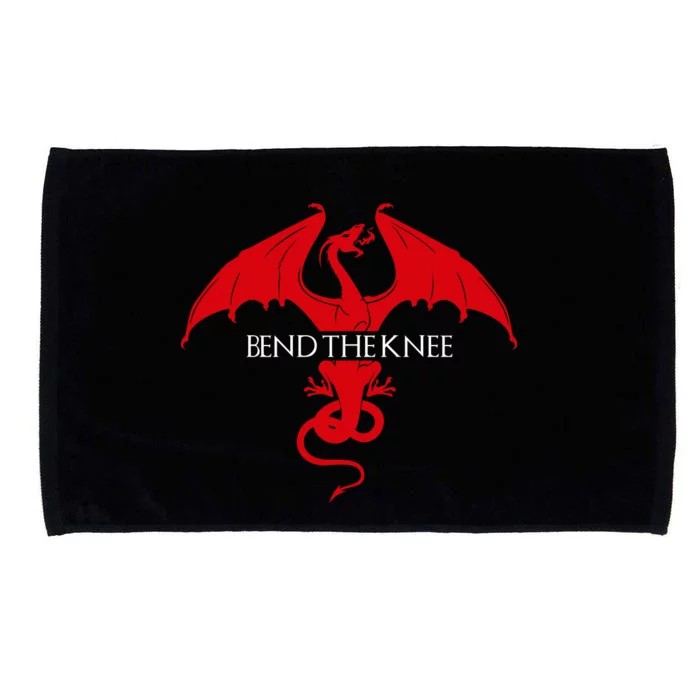 Bend The Knee Fantasy Dragon Microfiber Hand Towel