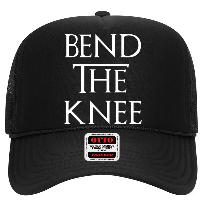 Bend The Knee Mother Of Dragons High Crown Mesh Trucker Hat