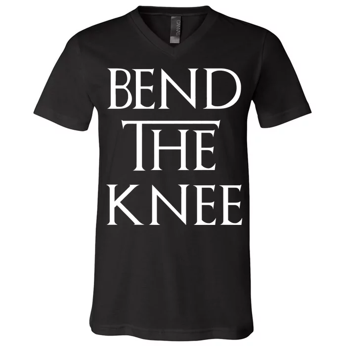 Bend The Knee Mother Of Dragons V-Neck T-Shirt