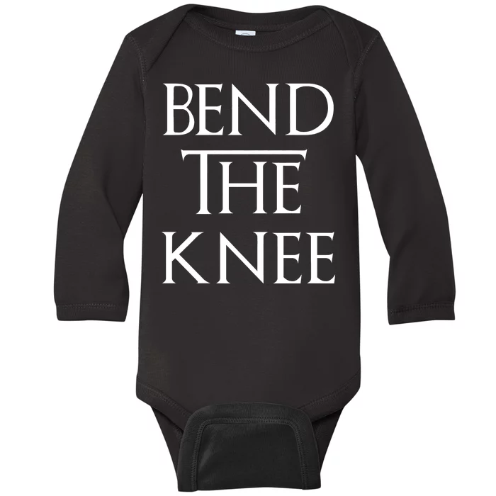 Bend The Knee Mother Of Dragons Baby Long Sleeve Bodysuit