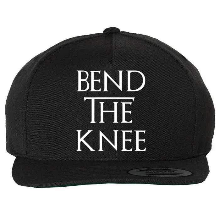 Bend The Knee Mother Of Dragons Wool Snapback Cap