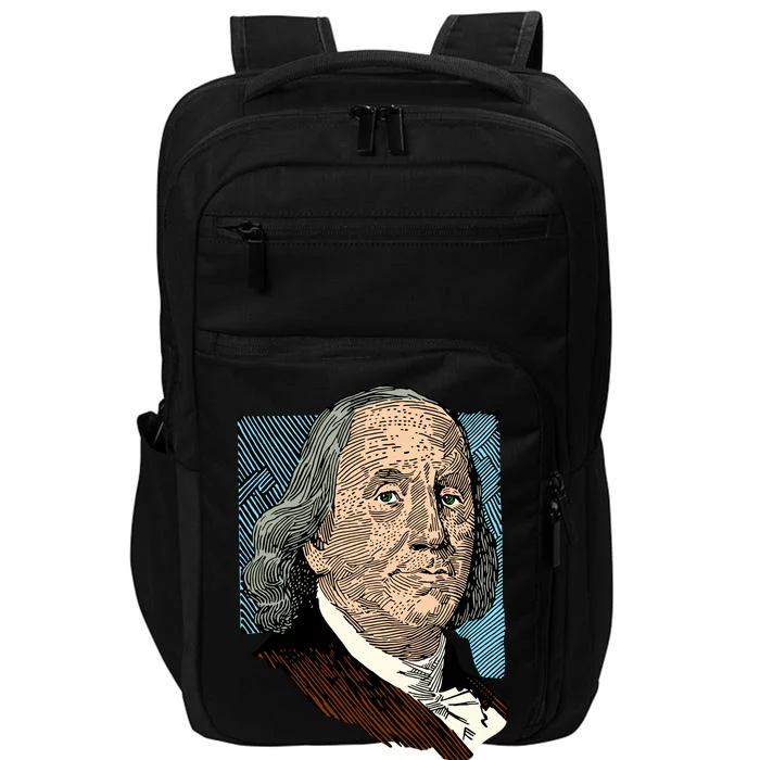 Benjamin Franklin Portrait Impact Tech Backpack