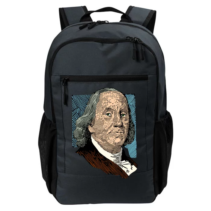 Benjamin Franklin Portrait Daily Commute Backpack