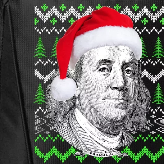 Benjamin Franklin Ugly Christmas Sweater City Backpack