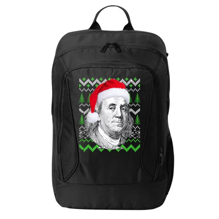 Benjamin Franklin Ugly Christmas Sweater City Backpack