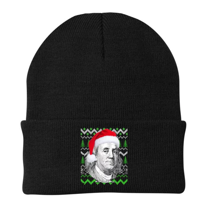 Benjamin Franklin Ugly Christmas Sweater Knit Cap Winter Beanie