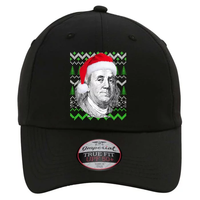 Benjamin Franklin Ugly Christmas Sweater The Original Performance Cap