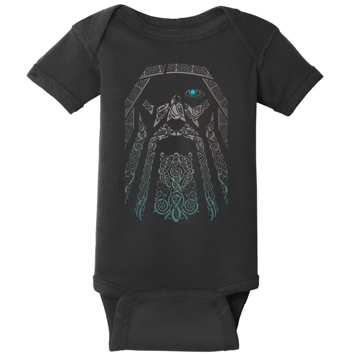 Blue Eye Oden God Baby Bodysuit