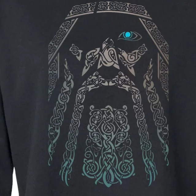 Blue Eye Oden God Cropped Pullover Crew