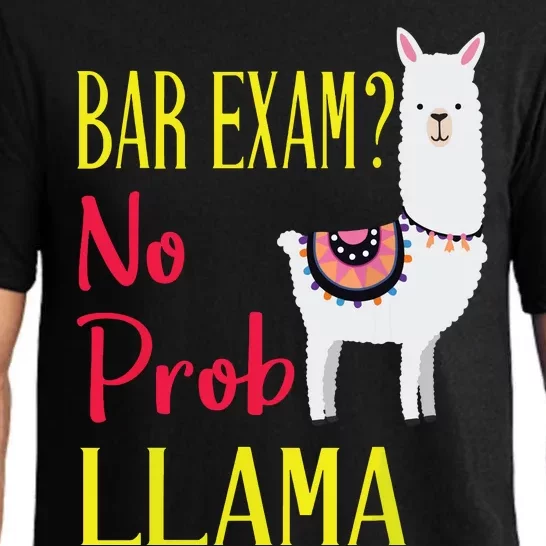 Bar Exam Passing The Passed No Prob Llama Lawyer Law Gift Pajama Set