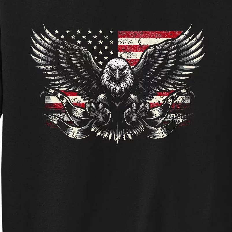 Bald Eagle Patriotic American Eagle Sweatshirt