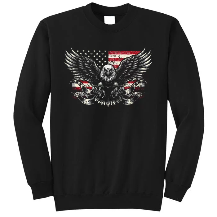 Bald Eagle Patriotic American Eagle Sweatshirt