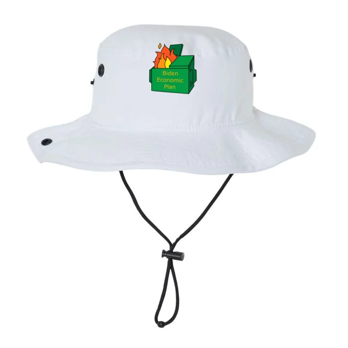 Biden Economic Plan Dumpster Fire Political Humor Legacy Cool Fit Booney Bucket Hat