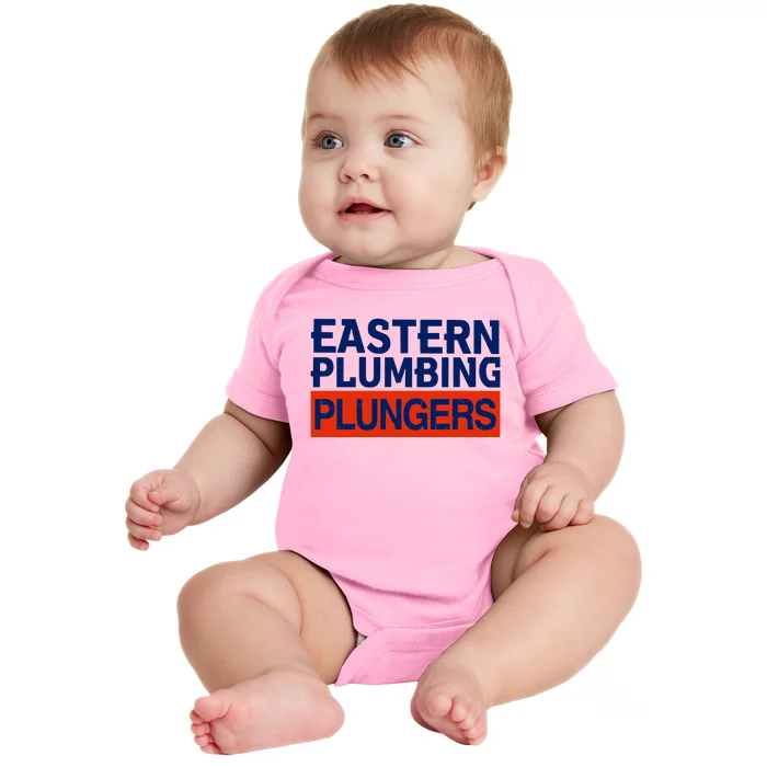 Baseballquotes Eastern Plumbing Plungers Baby Bodysuit