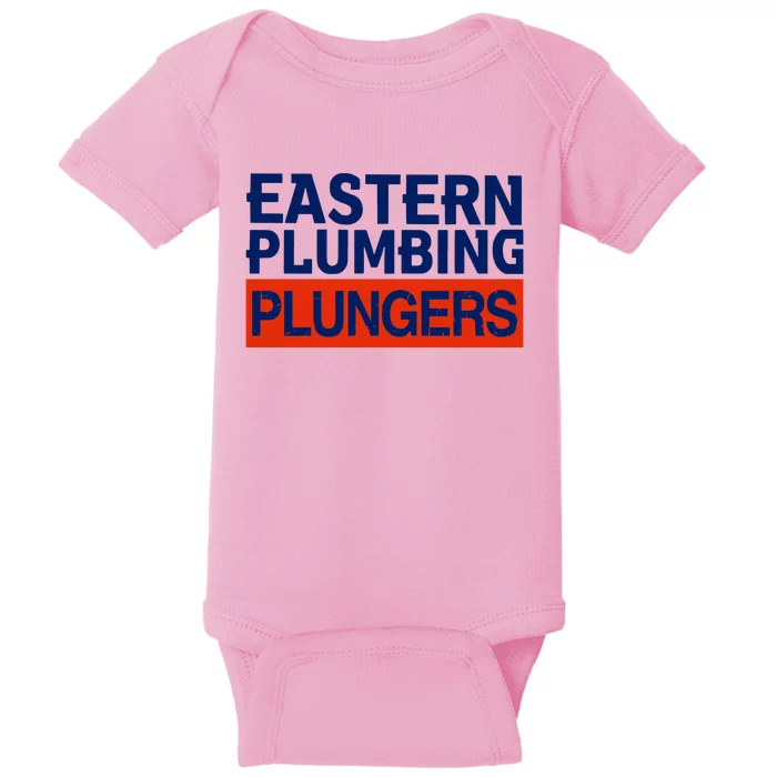 Baseballquotes Eastern Plumbing Plungers Baby Bodysuit