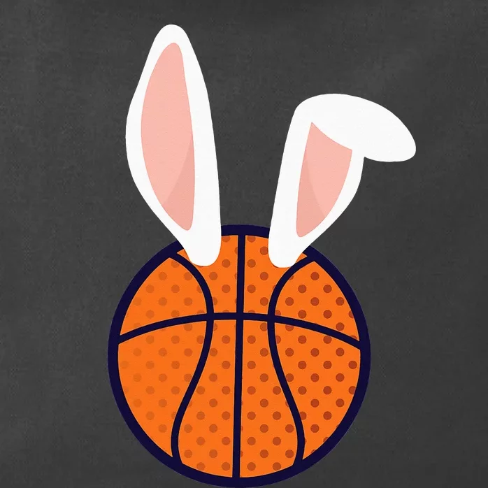 Basketball Easter Rabbit Bunny funny easter day Zip Tote Bag