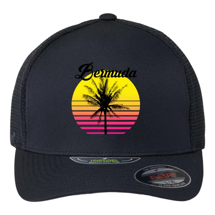 Bermuda Sunset Flexfit Unipanel Trucker Cap