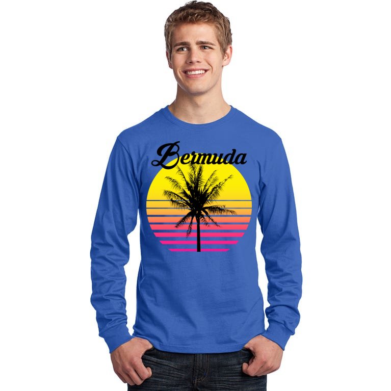 Bermuda Sunset Tall Long Sleeve T-Shirt