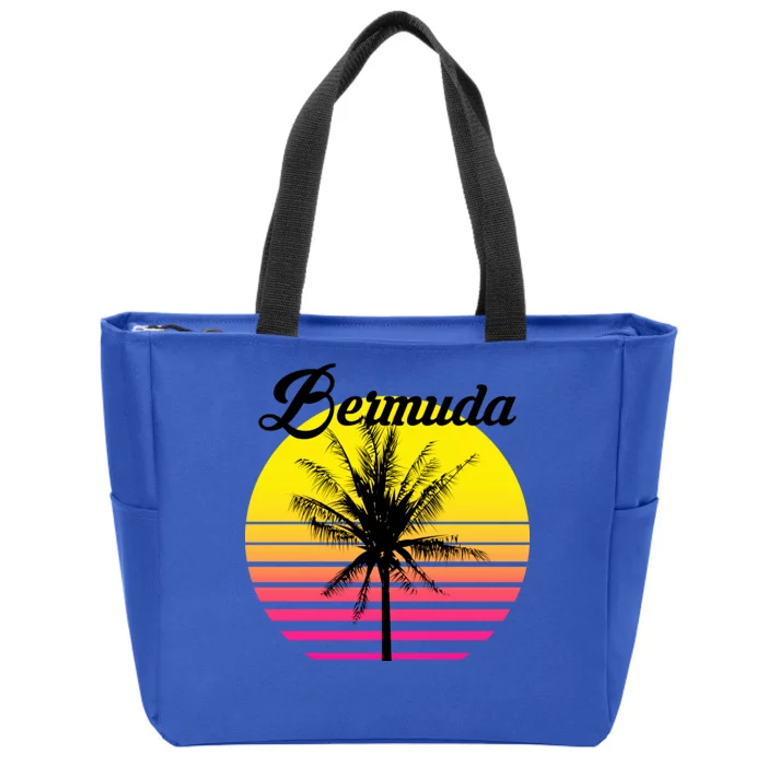 Bermuda Sunset Zip Tote Bag