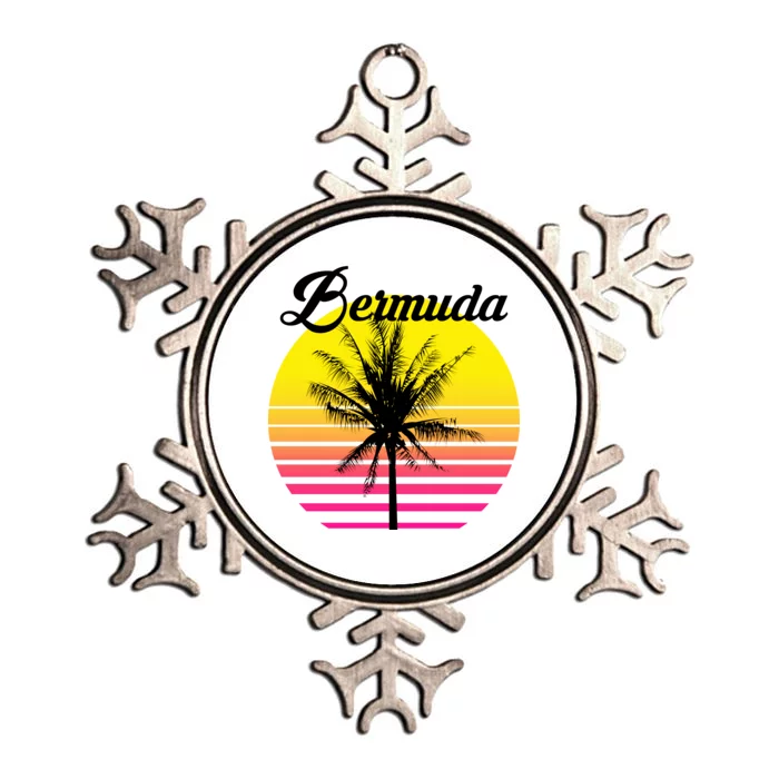 Bermuda Sunset Metallic Star Ornament