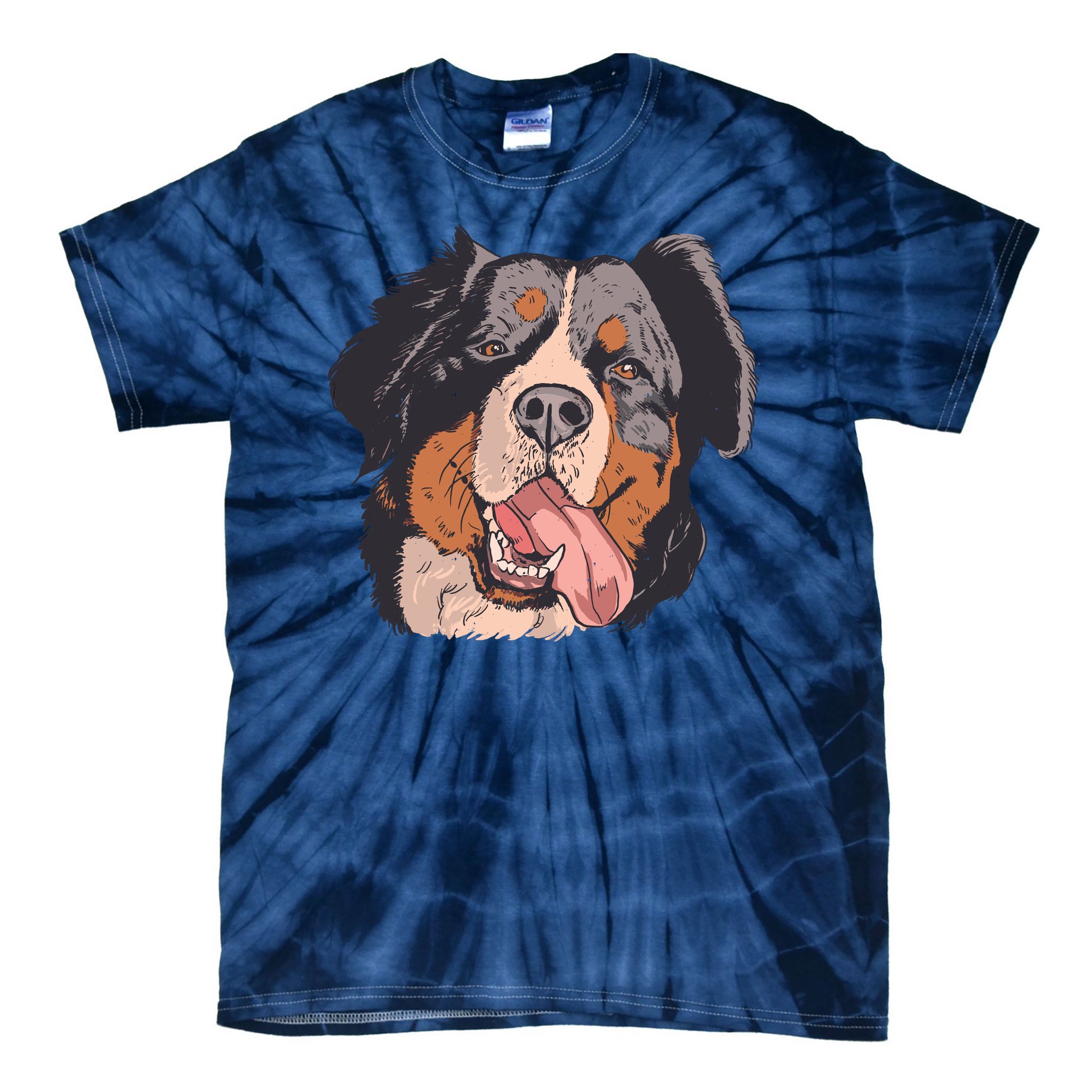 The Mountain T-Shirt Golden Retriever Puppy Dog Tie Dye Shirt
