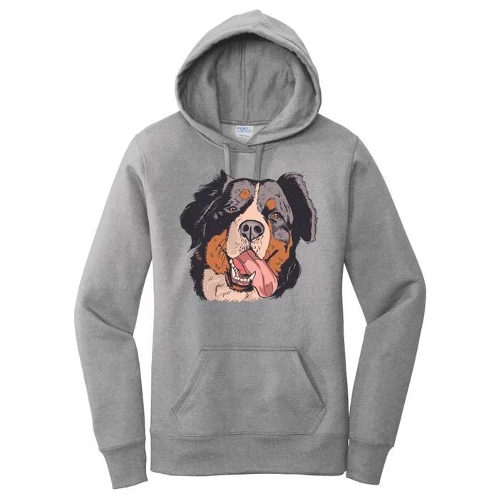 Bernese Mountain Dog Women's Pullover Hoodie