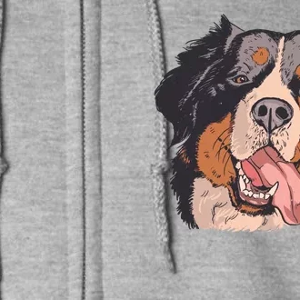 Bernese Mountain Dog Full Zip Hoodie