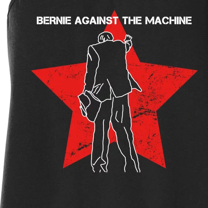 Bernie Against The Machine Women's Racerback Tank