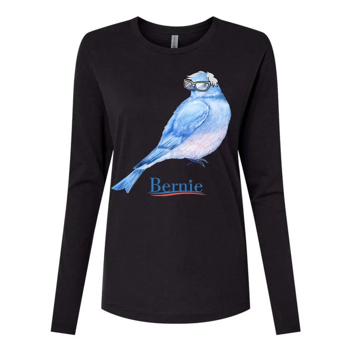 Bernie Bird Womens Cotton Relaxed Long Sleeve T-Shirt