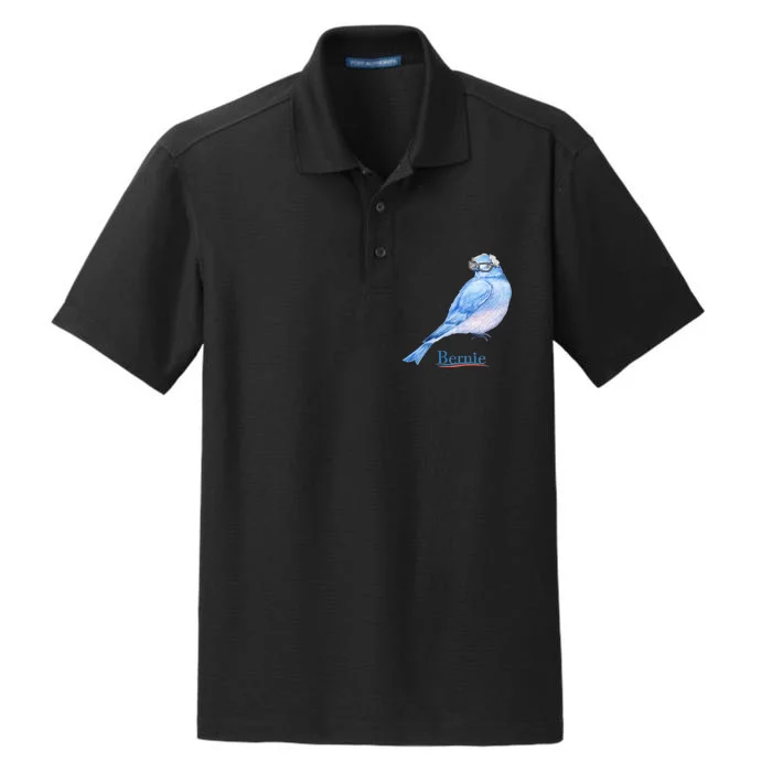 Bernie Bird Dry Zone Grid Performance Polo