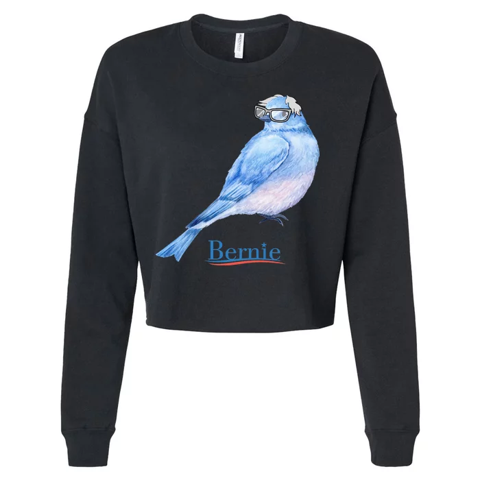 Bernie Bird Cropped Pullover Crew