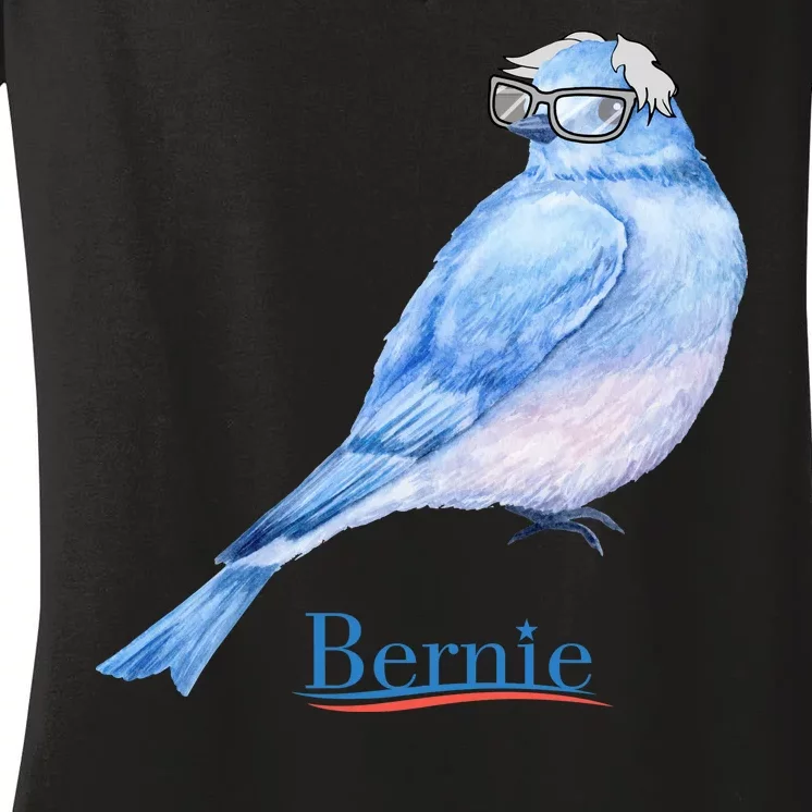 Bernie Bird Women's V-Neck T-Shirt