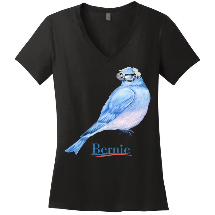 Bernie Bird Women's V-Neck T-Shirt