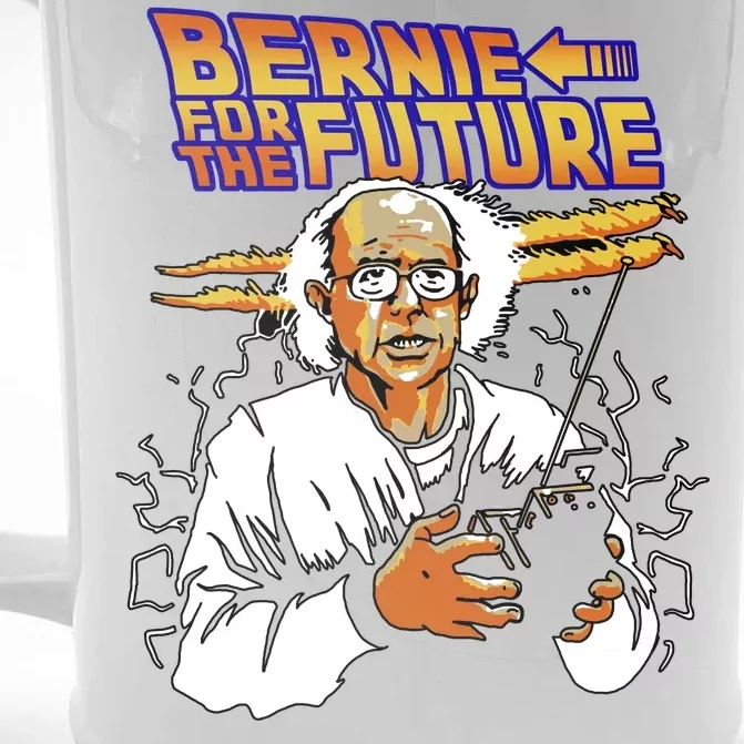 Bernie For The Future Front & Back Beer Stein