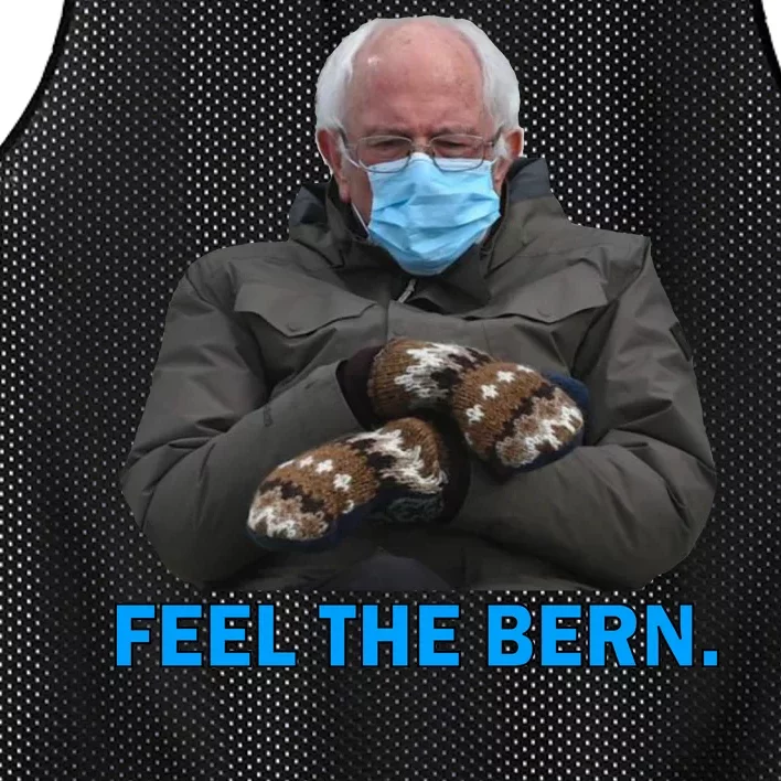 Bernie Mittens Bernie Sanders Feel The Bern Inauguration Day Mesh Reversible Basketball Jersey Tank