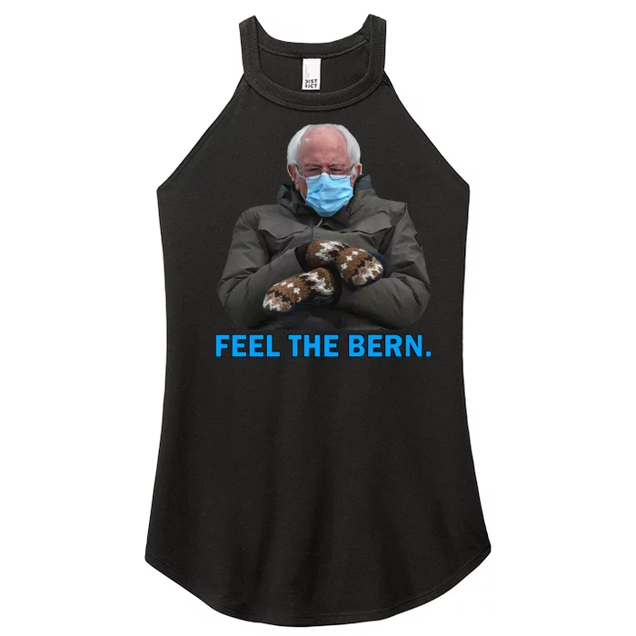 Bernie Mittens Bernie Sanders Feel The Bern Inauguration Day Women’s Perfect Tri Rocker Tank