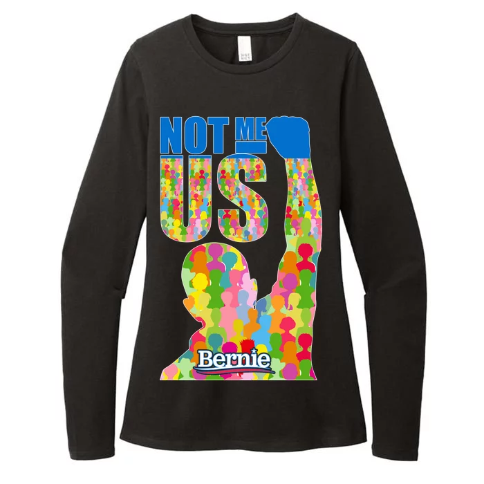 Bernie Sanders 2020 Not Me Us Womens CVC Long Sleeve Shirt