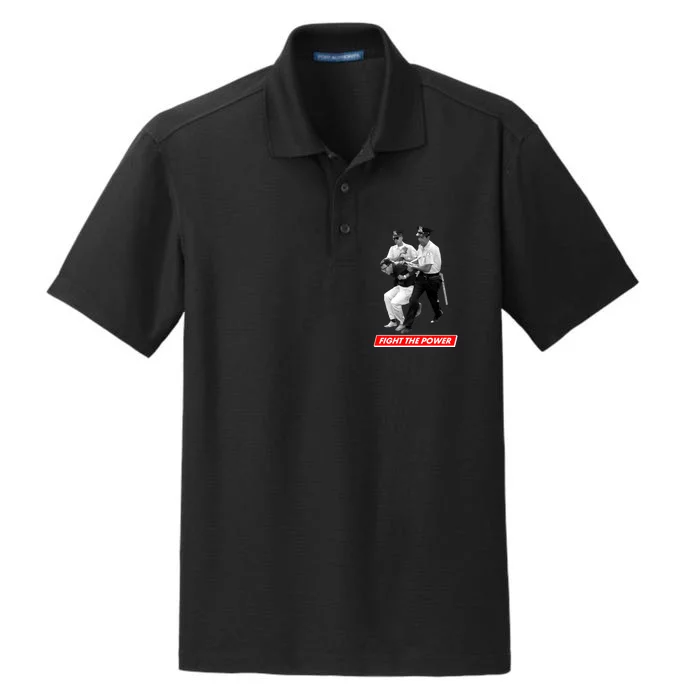 Bernie Sanders Fight The Power Dry Zone Grid Performance Polo