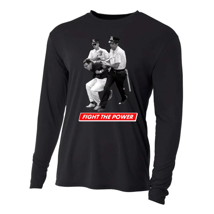 Bernie Sanders Fight The Power Cooling Performance Long Sleeve Crew