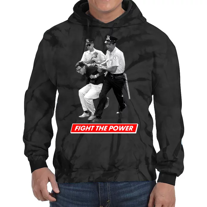 Bernie Sanders Fight The Power Tie Dye Hoodie