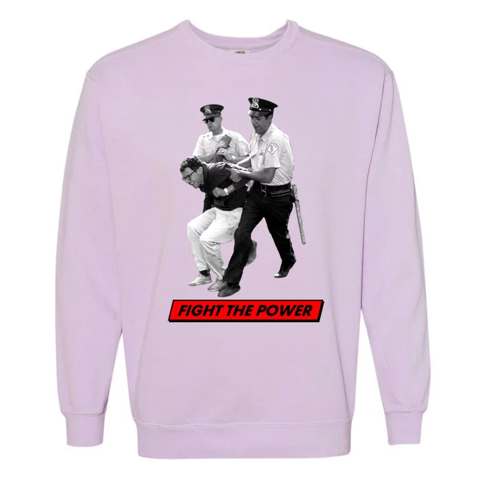 Bernie Sanders Fight The Power Garment-Dyed Sweatshirt