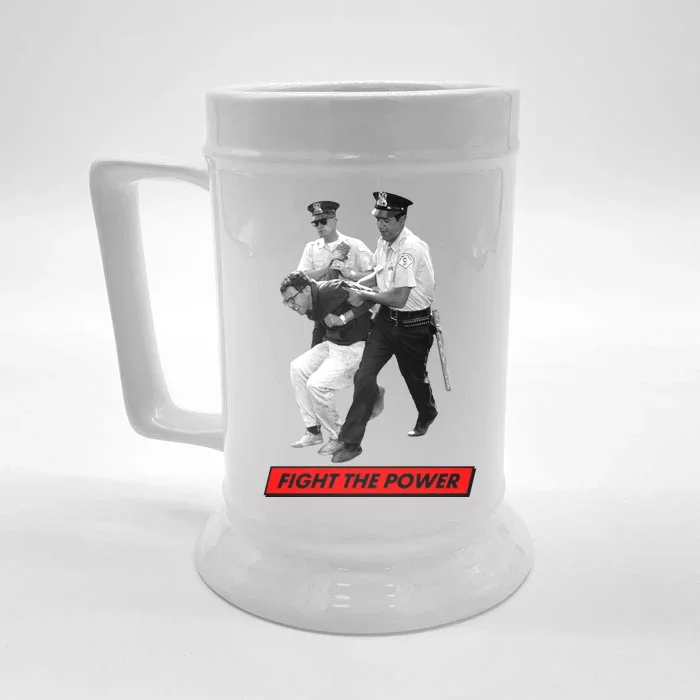 Bernie Sanders Fight The Power Front & Back Beer Stein